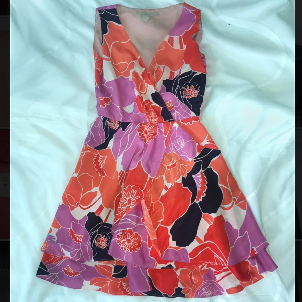 BR Never worn floral dress size 0